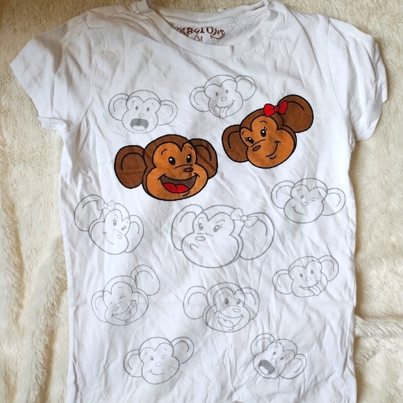 Y2k Aero Graphic Baby Tee Size Medium - Picture 1 of 4